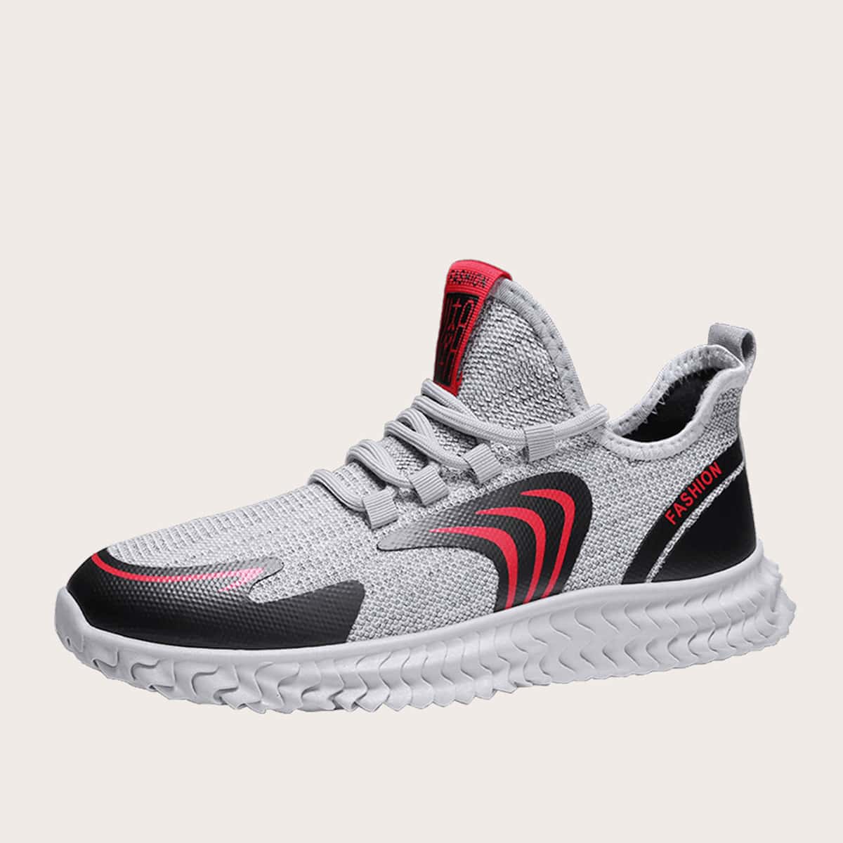 

Guys Lace-up Front Wide Fit Sneakers, Grey