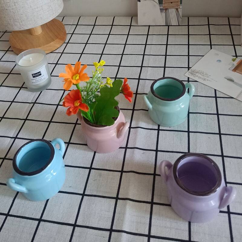

1pc Kettle Shaped Flower Pot, Multicolor