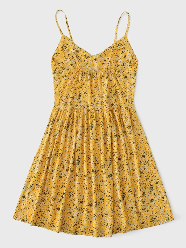 floral print sundress