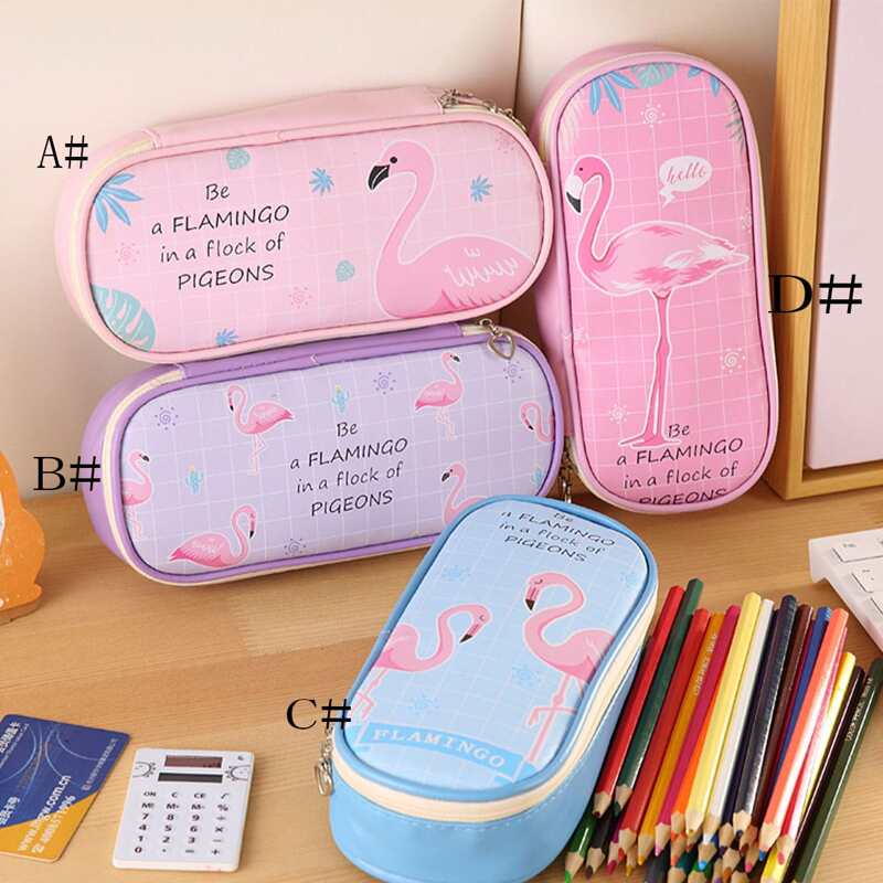 

1pc Flamingo Print Pencil Case