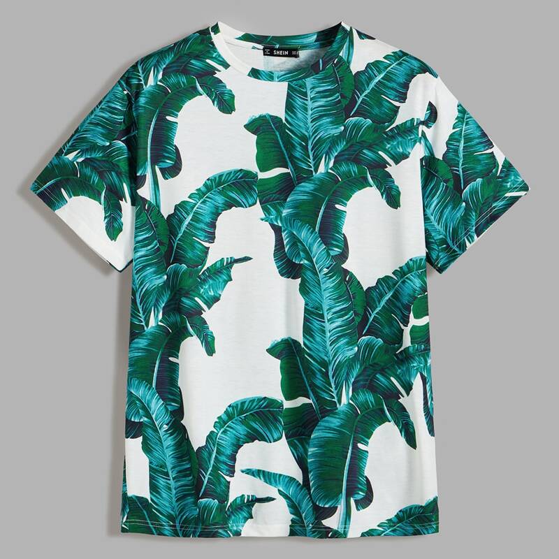 

Guys Tropical Print Tee, Multicolor
