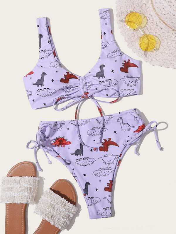 shein dinosaur swimsuit
