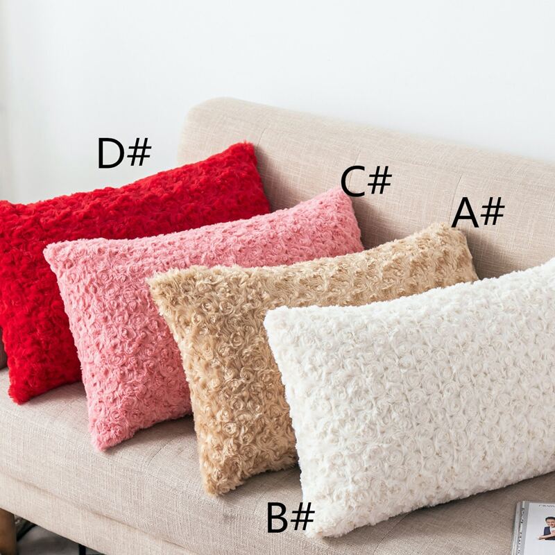 

1pc Solid Pillowcase Without Filler, Multicolor