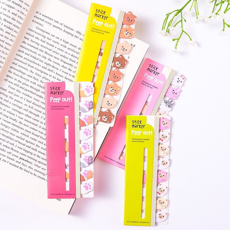 

120pcs Cartoon Design Random Sticky Note