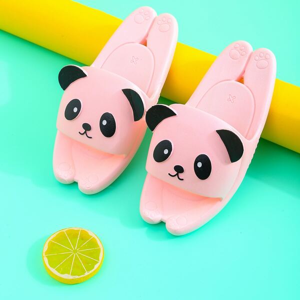 

Toddler Girls Cartoon Design Sliders, Pink