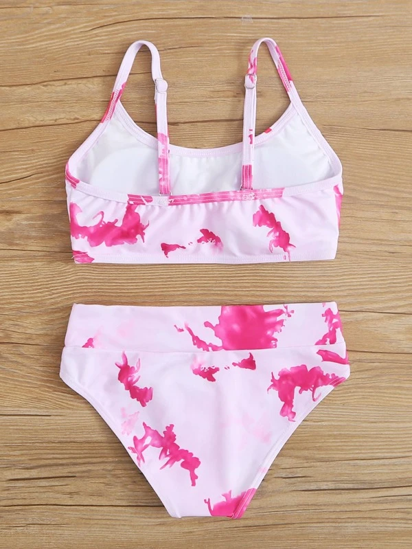 shein tie dye bathing suit