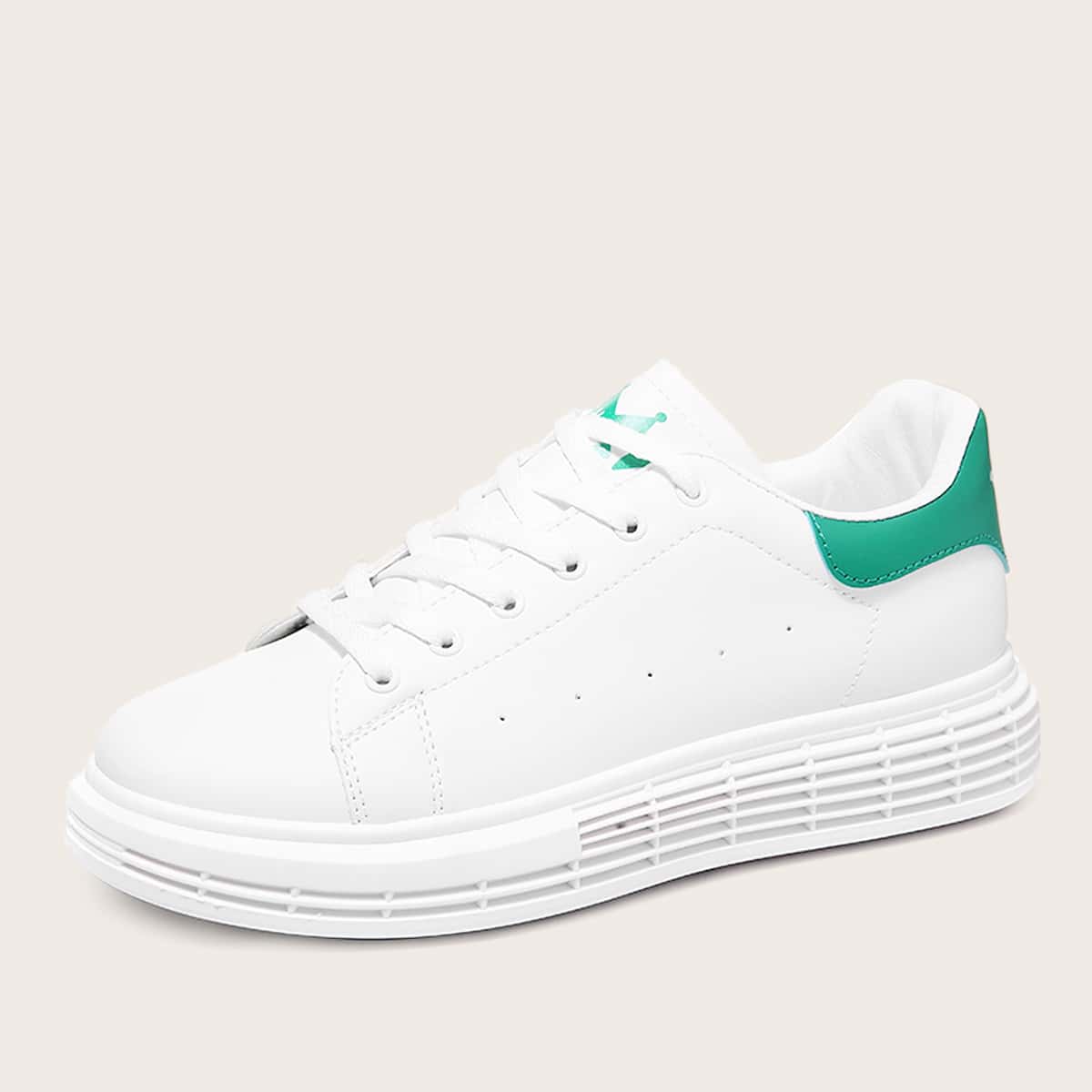 

Guys Lace-up Front Wide Fit Sneakers, White