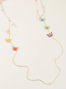 1入兒童彩色蝴蝶眼鏡鏈