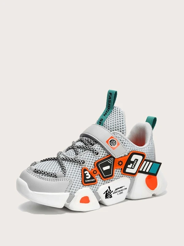 Boys Lace Up Front Cartoon Graphic Sneakers Shein Usa