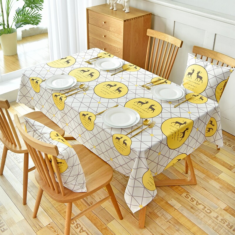 

Geometric Print Table Cloth, Multicolor