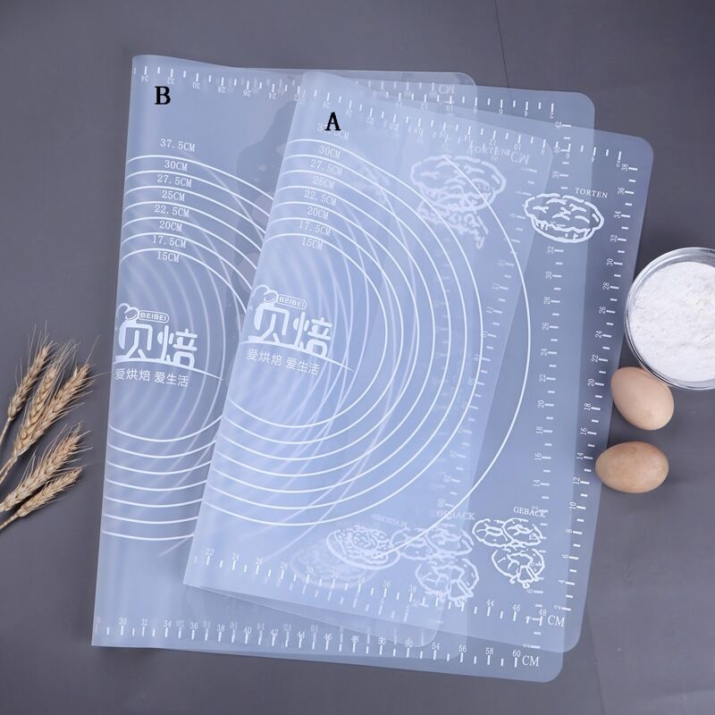 

1pc Transparent Silicone Kneading Pad, White