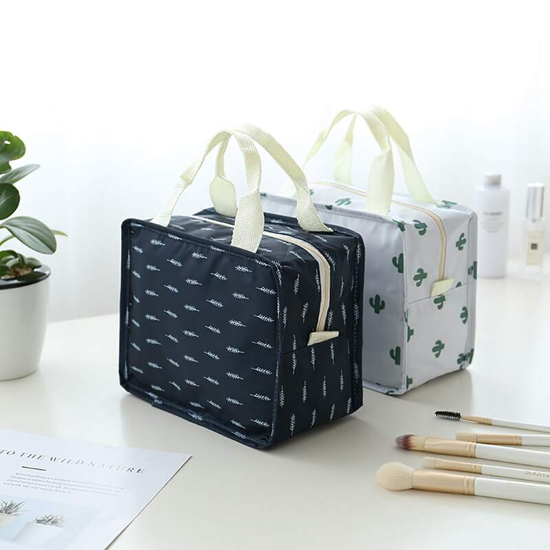 

1pc Plants Print Storage Bag, Multicolor