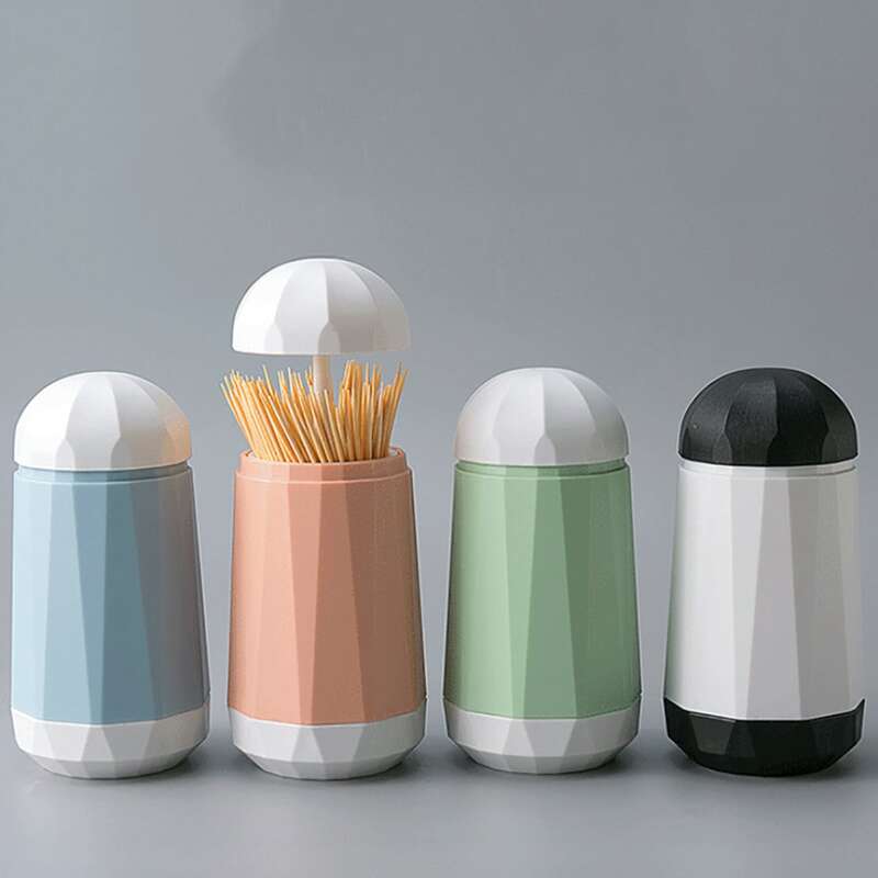 

1pc Two Tone Toothpick Storage Box, Multicolor