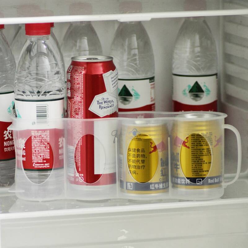 

1pc Canned Drink Storage Rack, White