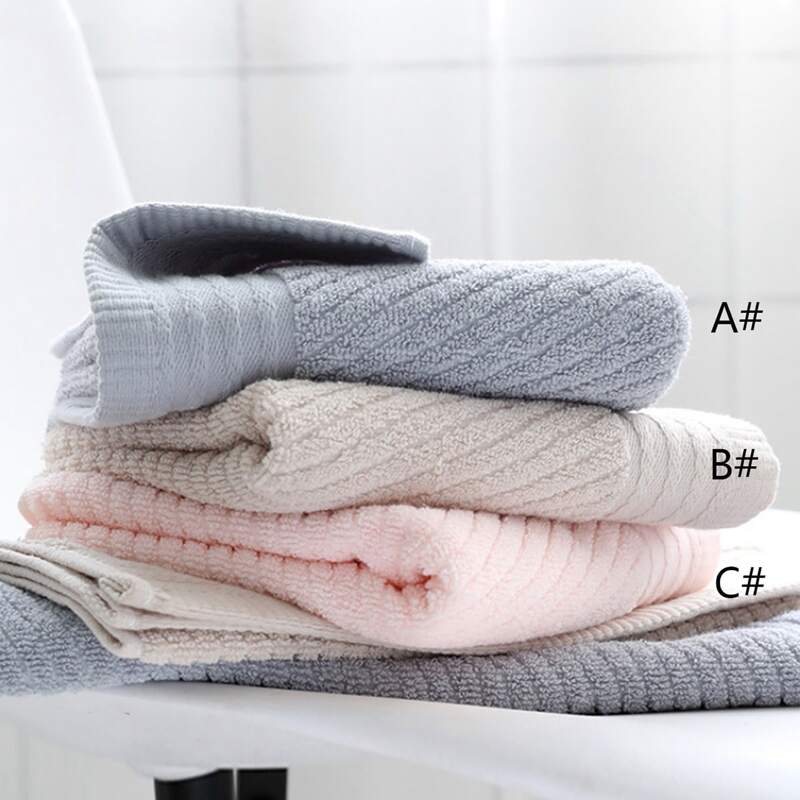

1pc Solid Face Towel, Multicolor