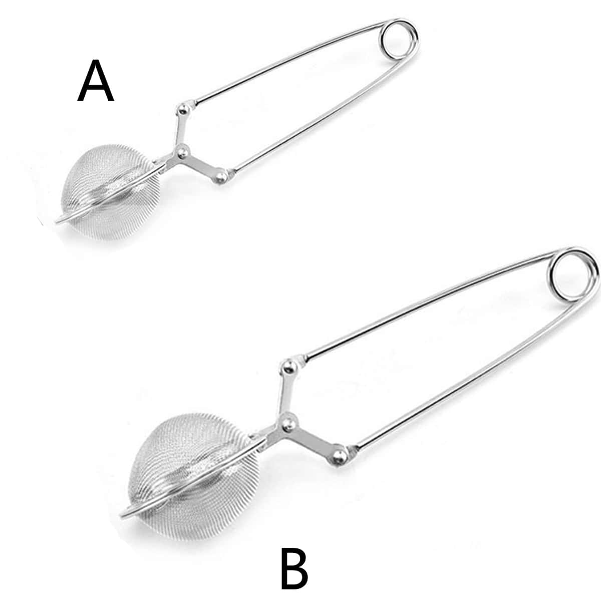 

1pc Stainless Steel Tea Strainer, Silver