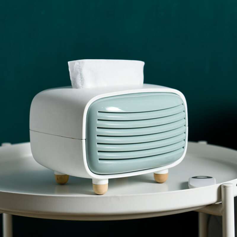 

1pc Radio Shaped Tissue Storage Box, Multicolor