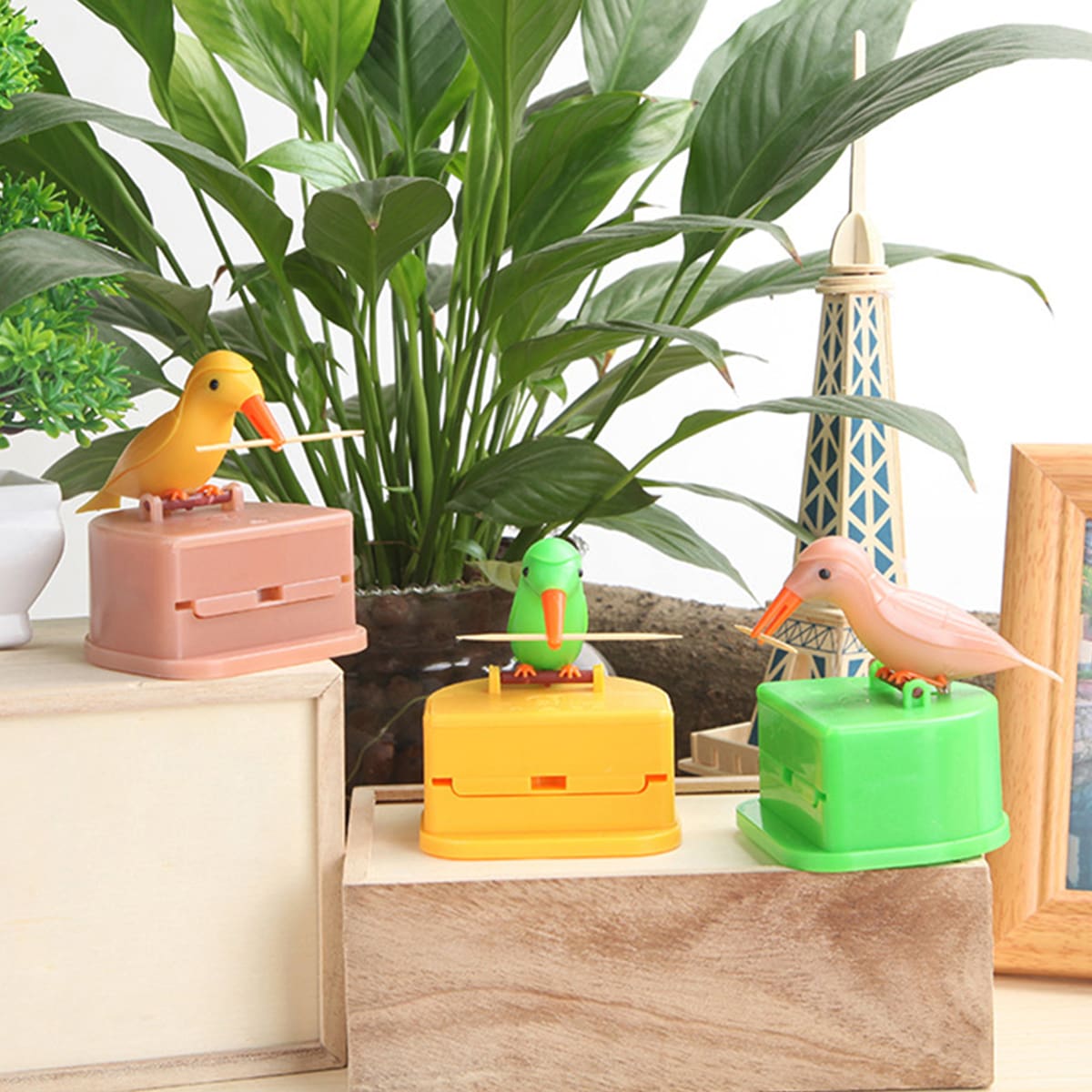 

1pc Bird Decor Random Toothpick Holder