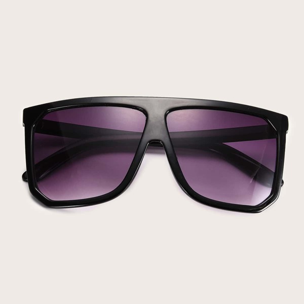 

Flat Top Square Sunglasses With Case, Purple