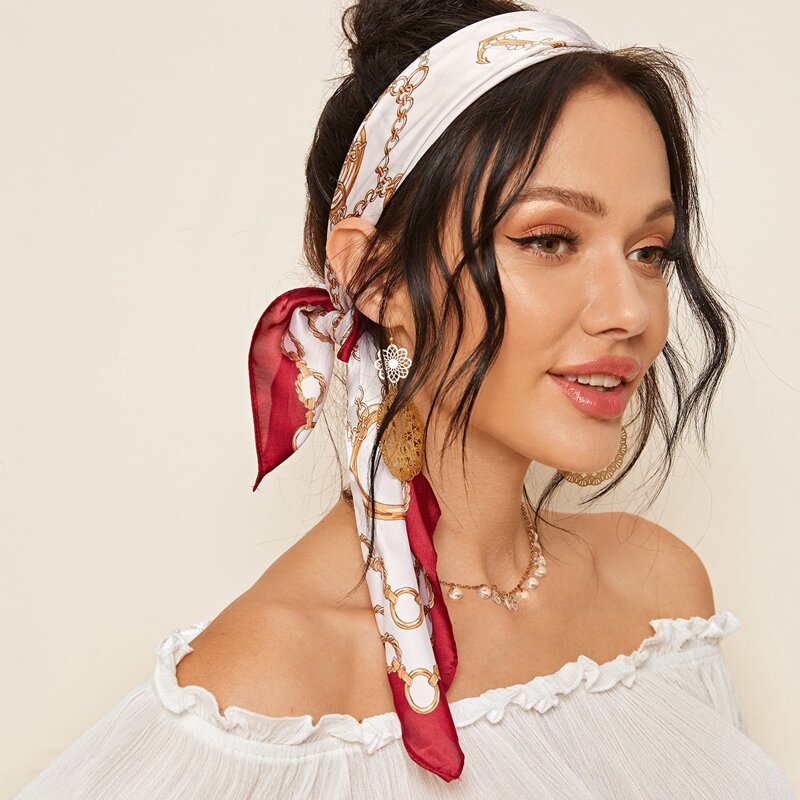 

Chain Print Bandana, Multicolor