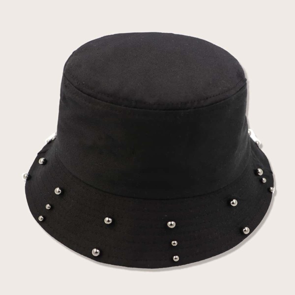 

Ball Decor Bucket Hat, Black