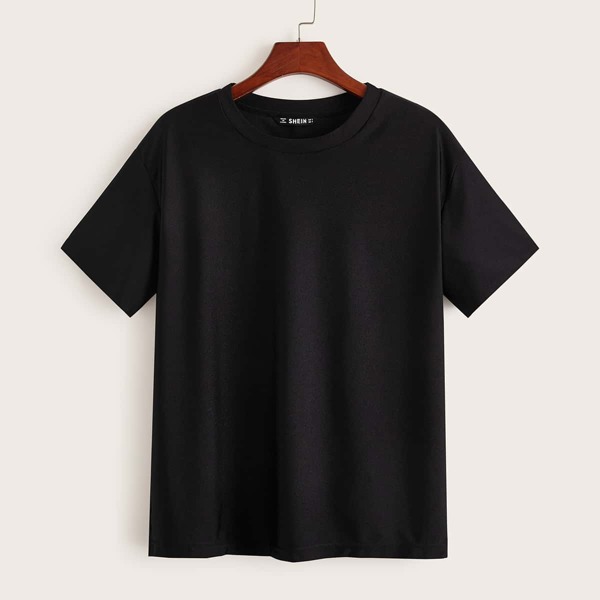 

Short Sleeve Solid Top, Black