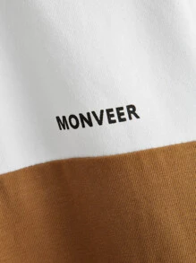 SHEIN Boys Letter Graphic Colourblock Top - Multicolor - View 4