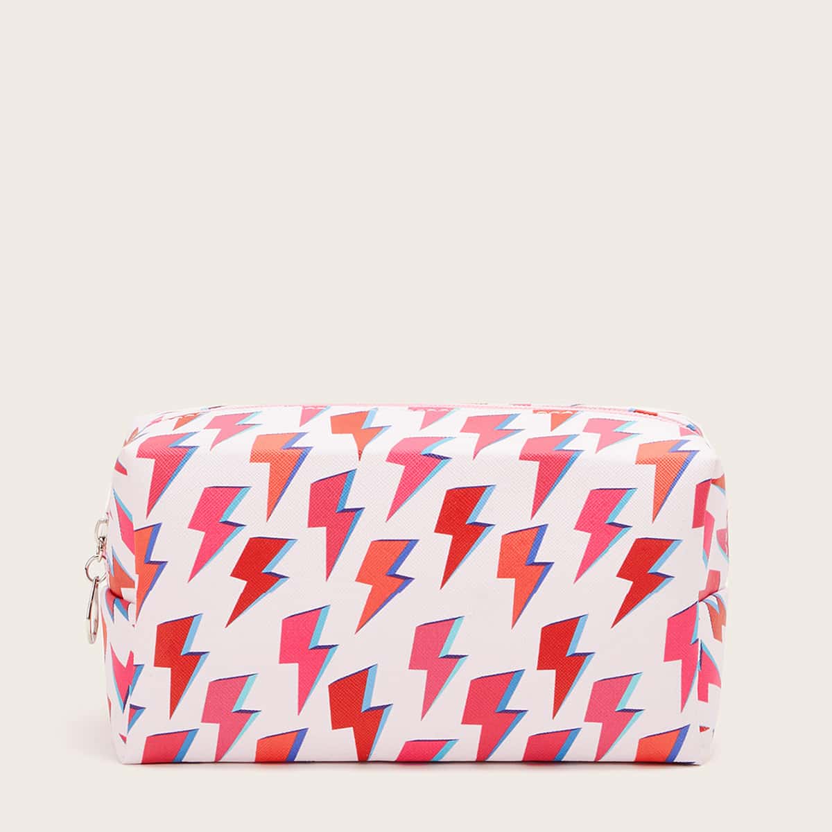 

Lightning Pattern Makeup Bag, Multicolor