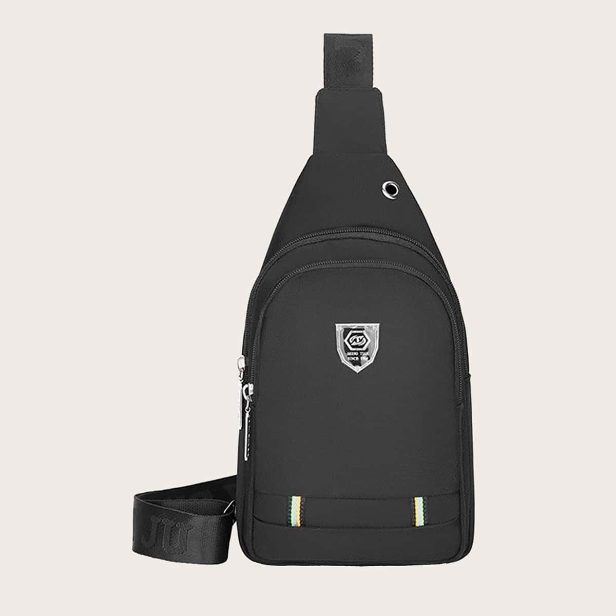 

Guys Minimalist Fanny Pack, Black