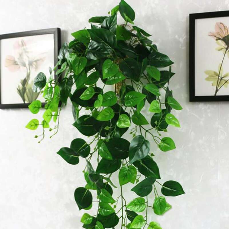 

1pc Artificial Hanging Vine, Green