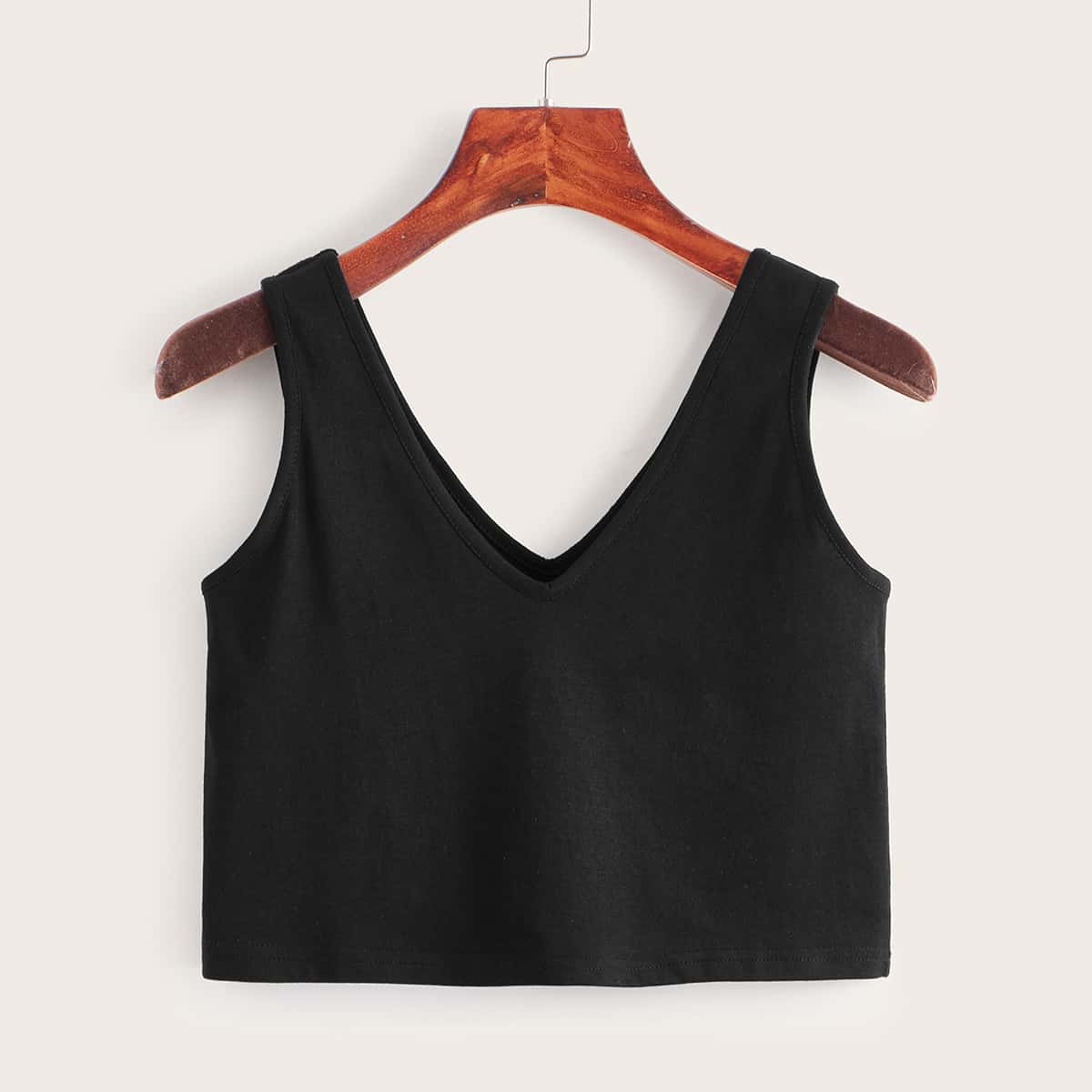 

Black Crop Tank
