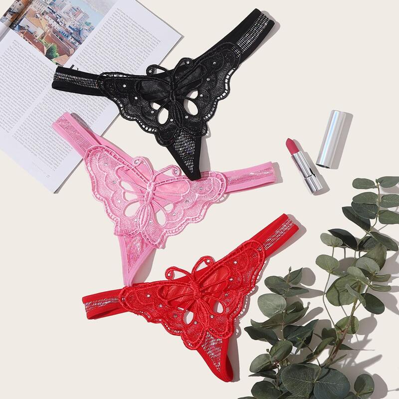

3pack Butterfly Panty Set, Multicolor