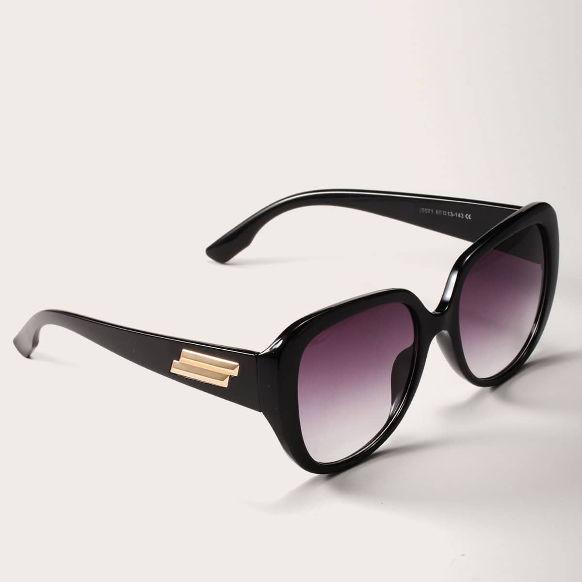 

Acrylic Frame Sunglasses With Case, Purple