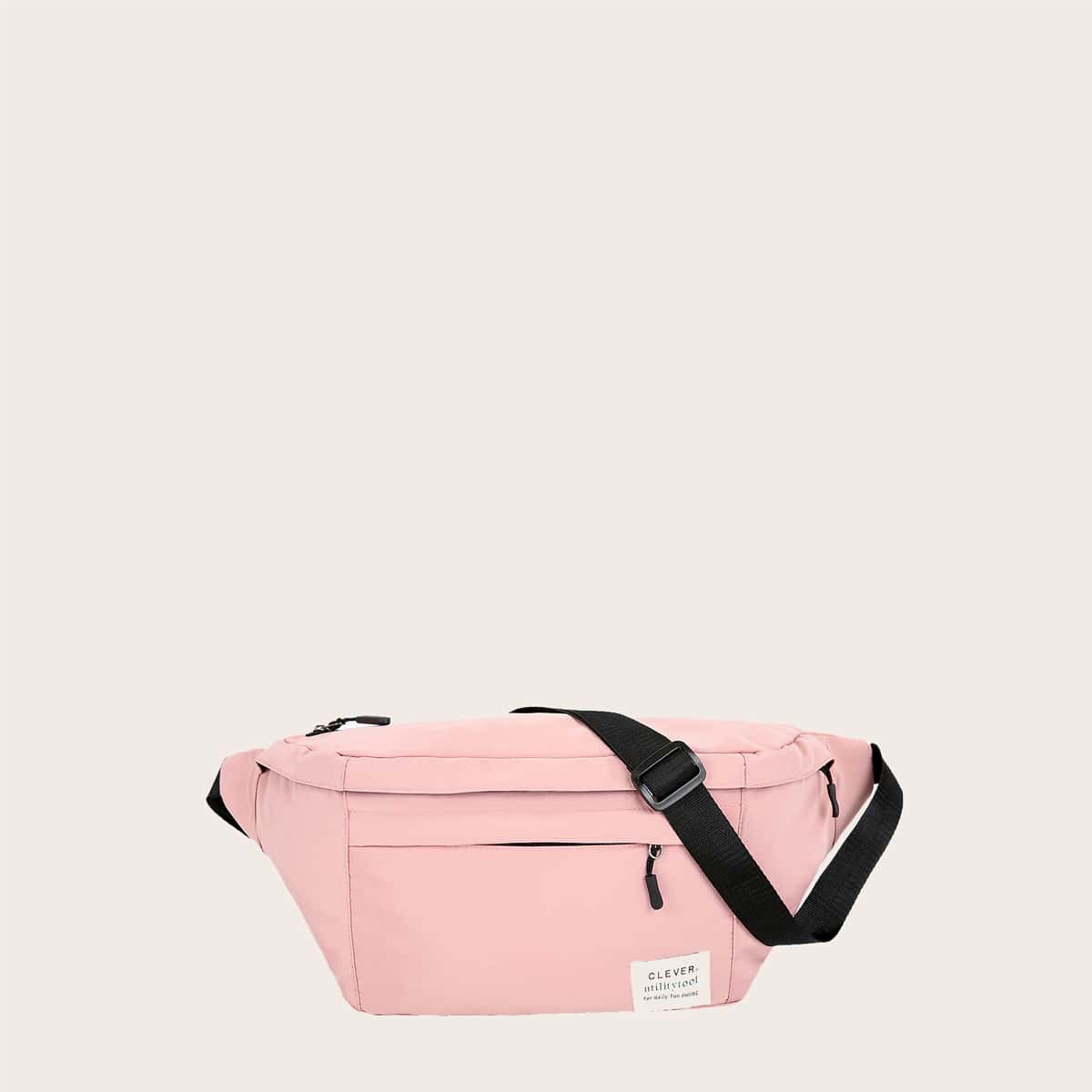 

Zip Front Fanny Pack, Pink