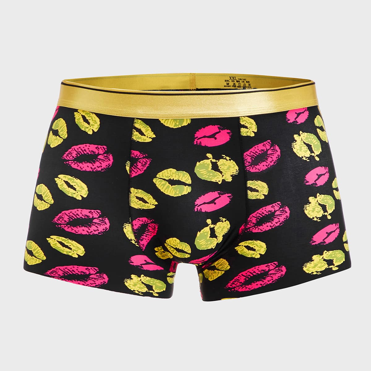 

Guys Lip Print Boxer Brief, Multicolor