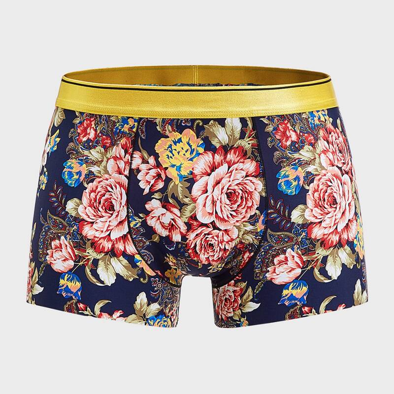

Guys Large Floral Boxer Brief, Multicolor