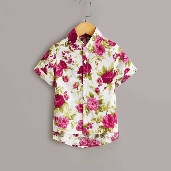 

Toddler Boys Floral Print Shirt, Multicolor