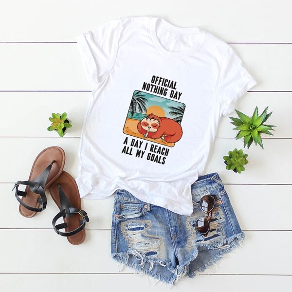 

Slogan Graphic Short Sleeve Tee, White