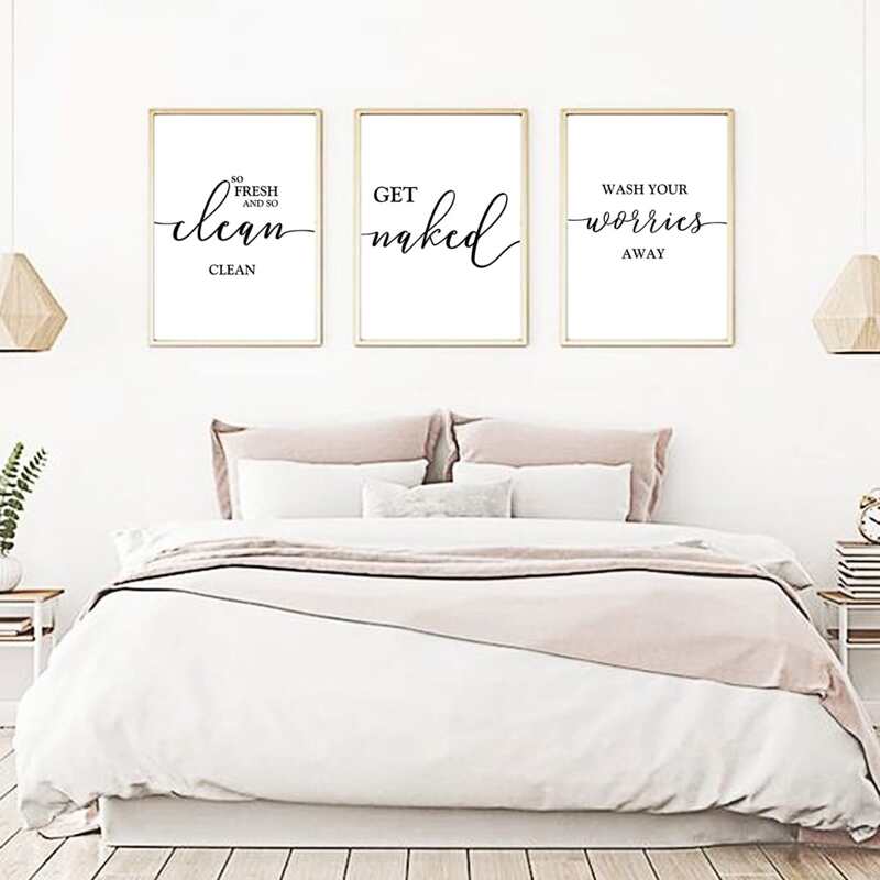 

1pc Slogan Graphic Wall Print Without Frame