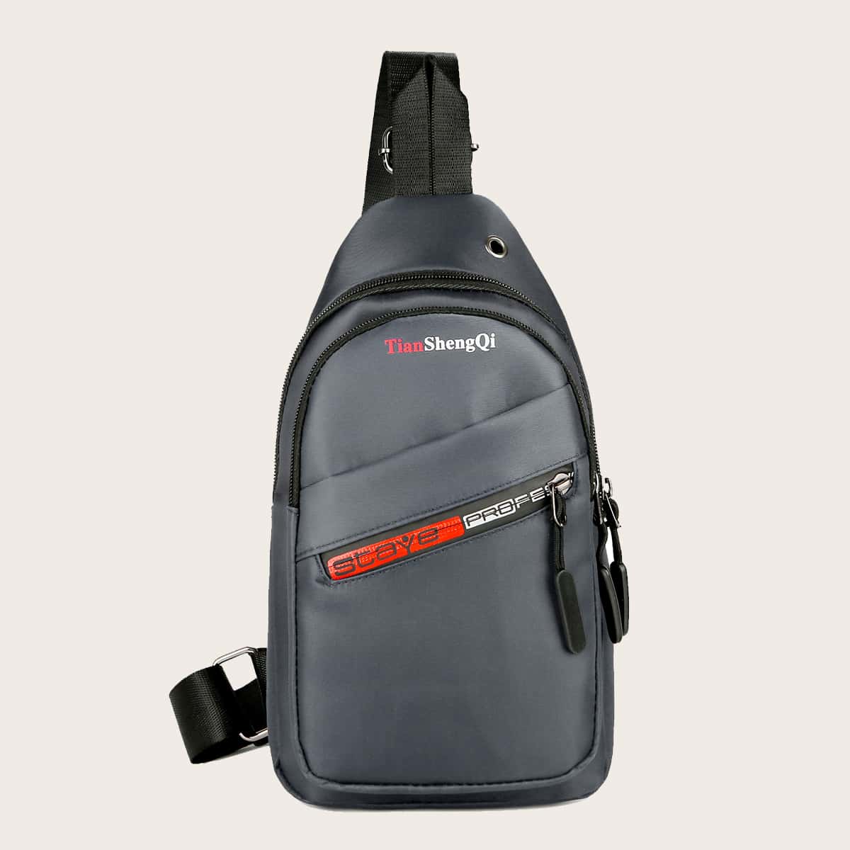 

Guys Letter Graphic Fanny Pack, Grey