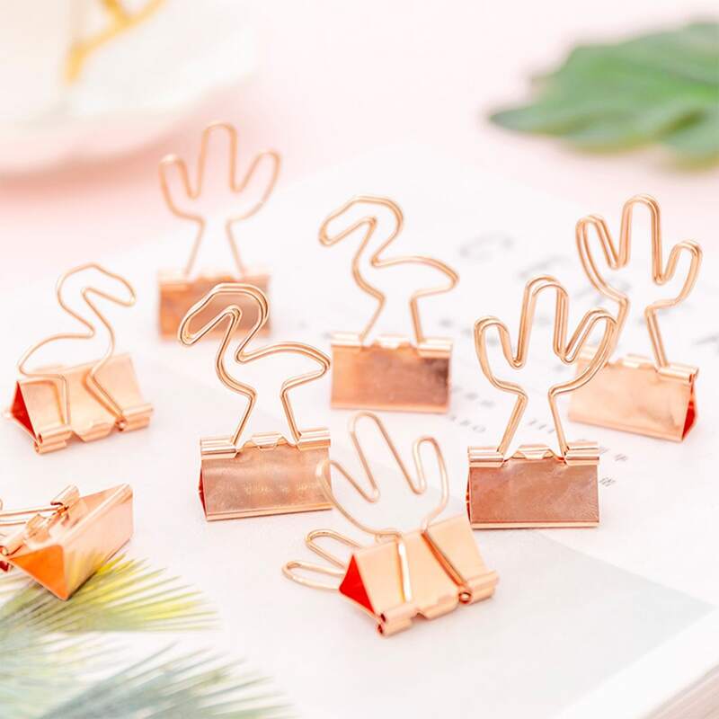

4pcs Cartoon Design Binder Clip