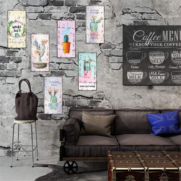 

Simulation License Plate Cactus Wall Sticker