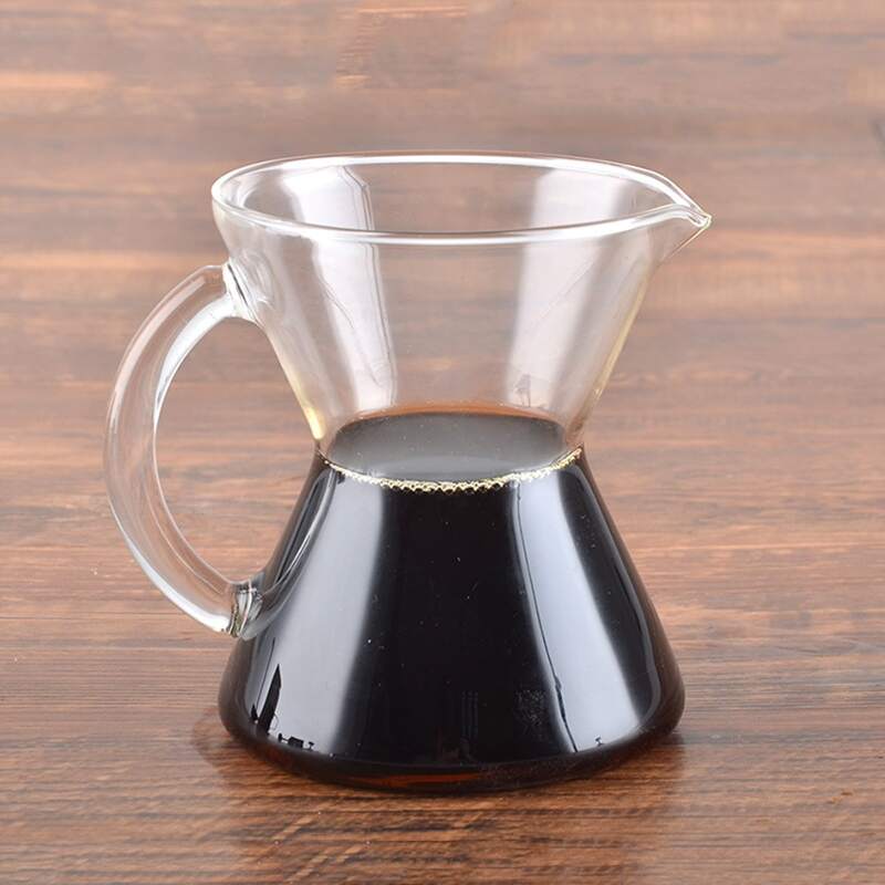 

Glass Coffee Maker With Handle