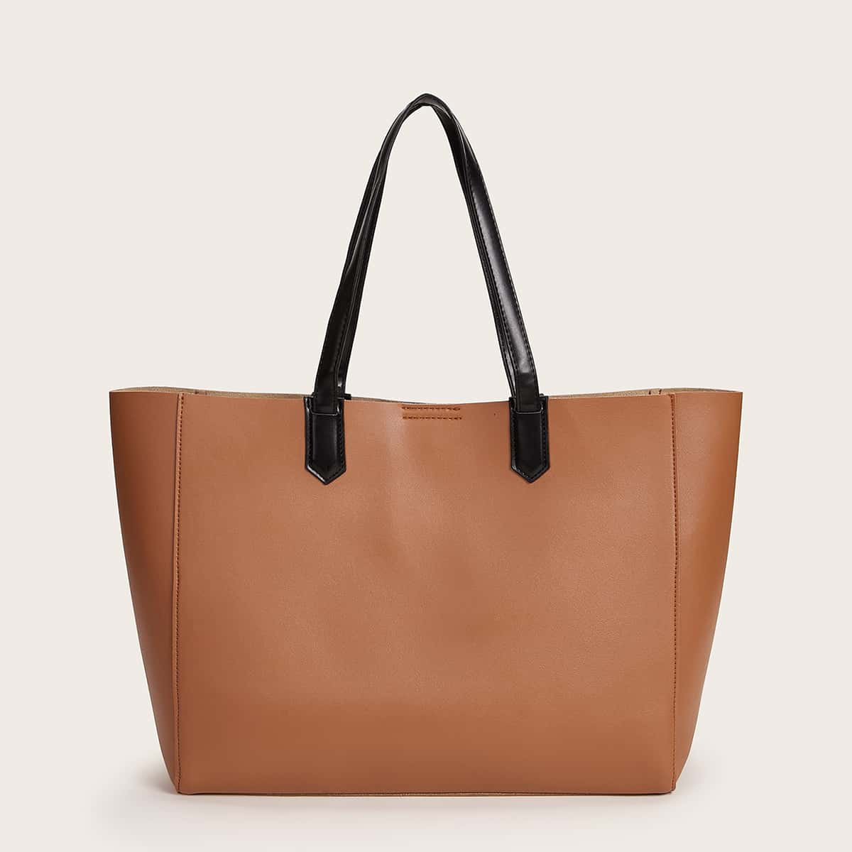 

Minimalist Winged Tote Bag, Khaki