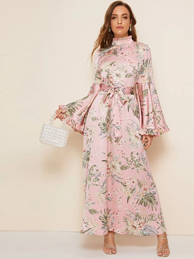bell sleeve maxi