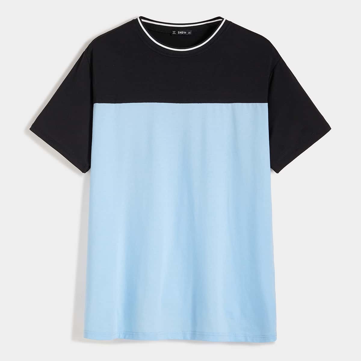 

Guys Colorblock Tee, Blue