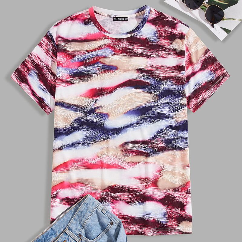 

Guys Tie Dye Tee, Multicolor