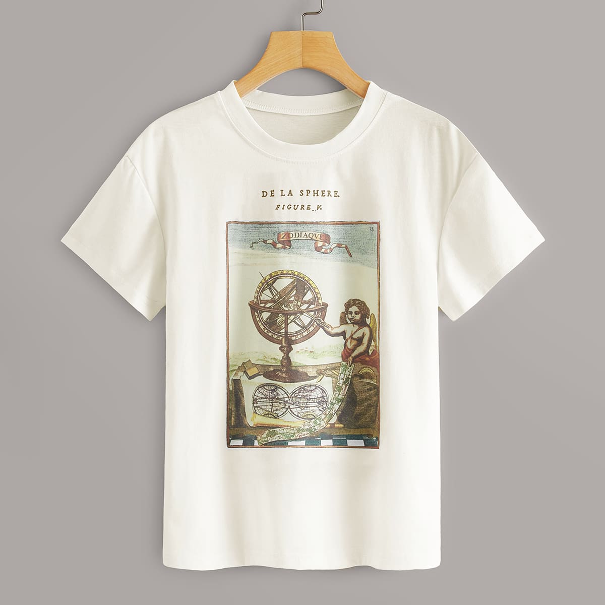 

Angel Graphic Tee, White