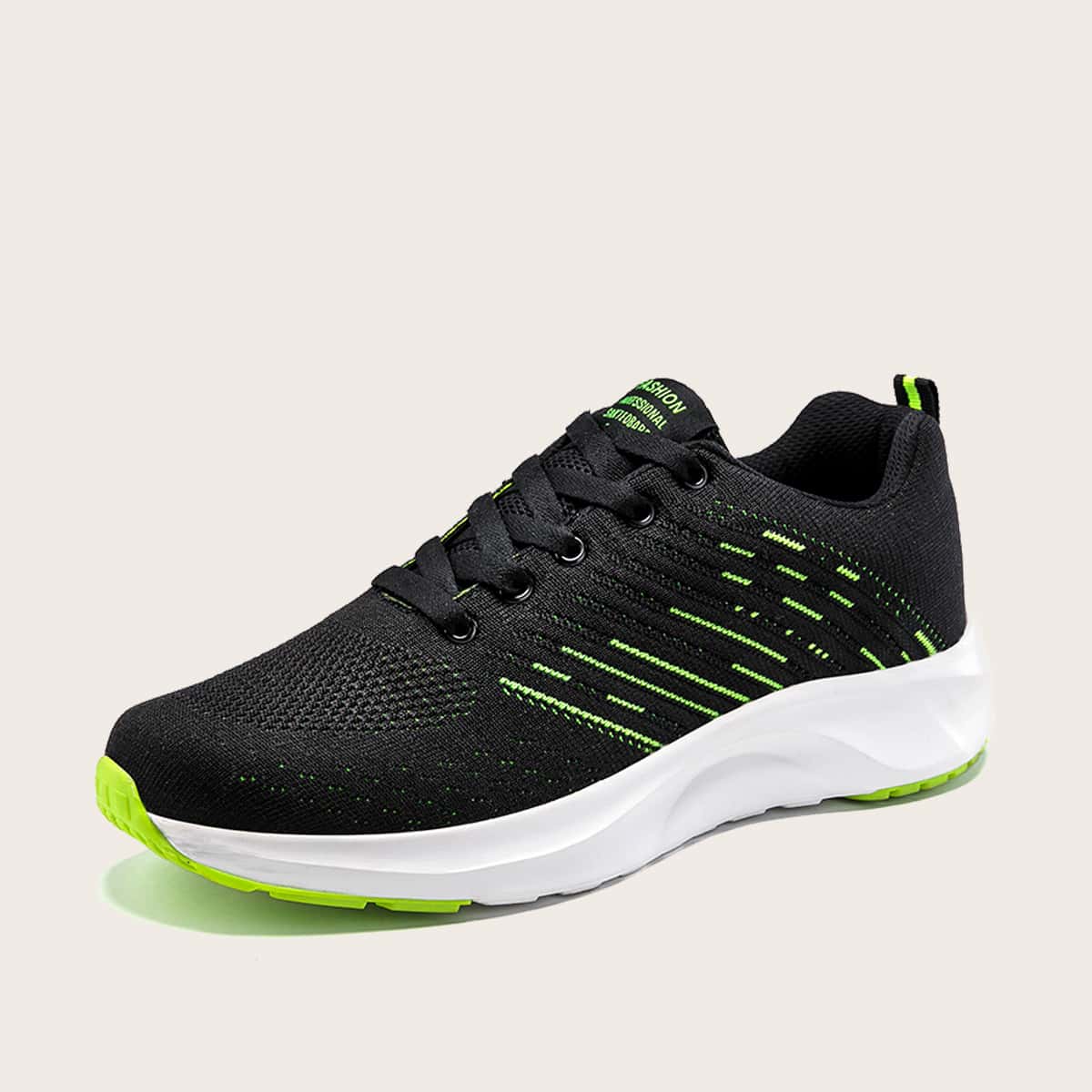 

Guys Lace-up Front Wide Fit Sneakers, Black