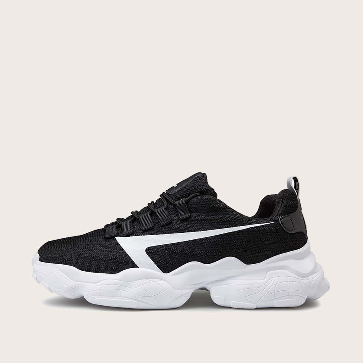 

Guys Lace-up Front Wide Fit Sneakers, Black